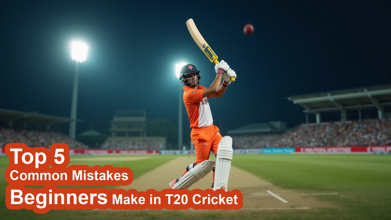 Top 5 Common Mistakes Beginners Make in T20 Cricket (and How to Avoid Them)