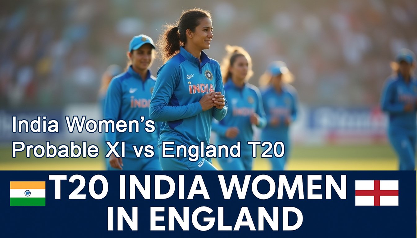 India Women’s Probable XI vs England T20 – Players to Watch, Team News & Updates